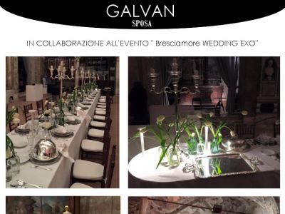 Galvan Sposa collaborazione all'evento ''Bresciamore Wedding Expo'' 